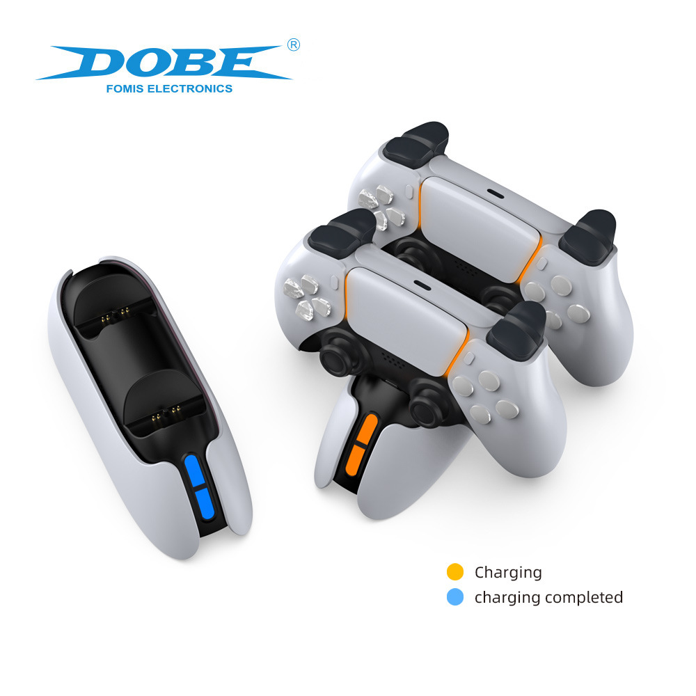 DOBE手柄充电底座/PS5无线蓝牙游戏手柄双座充产品图