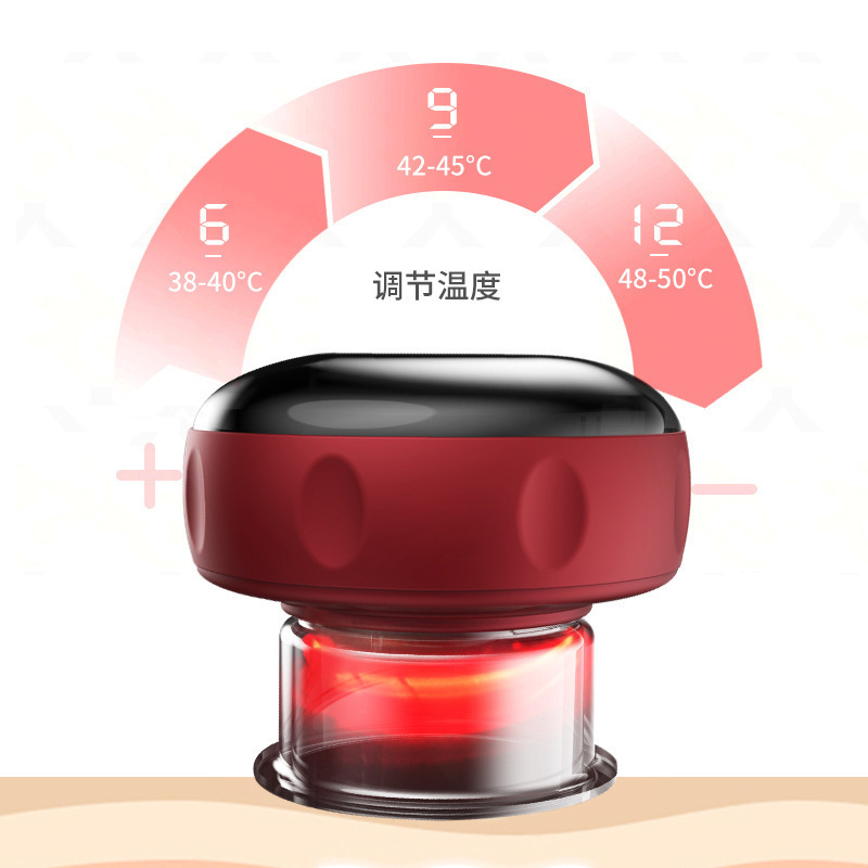 Cross-border intelligent vacuum cupping and gua sha instrument, meridian unblocking massage instrument, electric heating gua sha instrument, suction sha instrument Application Scenario