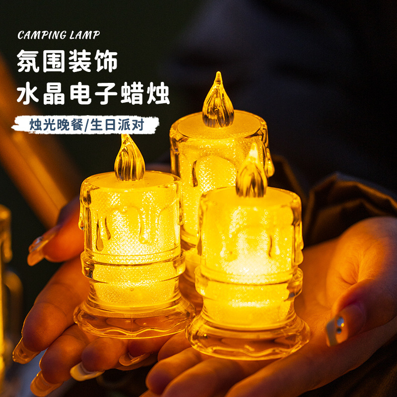 Home simulation electronic birthday candle lamp, proposal declaration, romantic atmosphere, scene decoration, surprise props, candles, scented candles, glass candle cups, white candles, birthday candles, shining candles Specification image