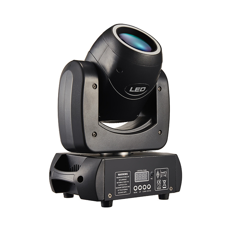 Export LED100W, 120W, 150W small steel cannon, seven-color pattern beam moving head light with aperture, bar wedding light full figure