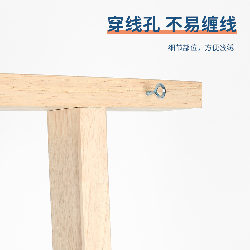 Manufacturers Customize 30-110Cm Size Tufting Gun Carpet Wood Frame Poke Stand Handmade Diy Solid Wood Frame Specification drawing