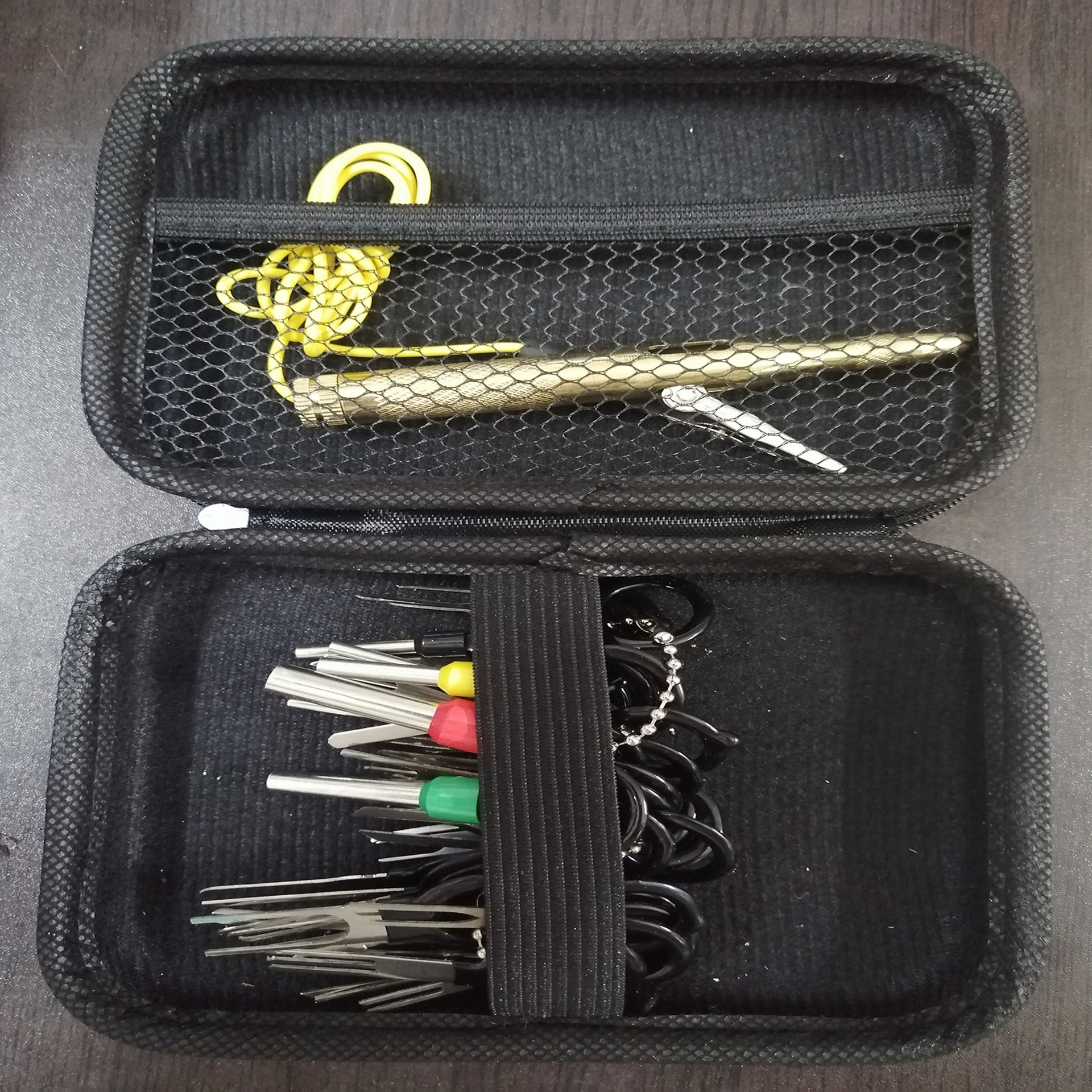 Cross Border Source Needle Puller 11 Pieces Auto Terminal Wire Harness Needle Pusher Stainless Steel Connection Needle Picker Hardware Tools details Picture