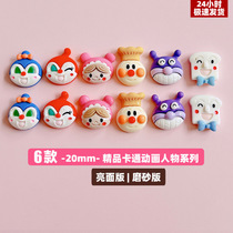 Fine cartoon figures diy resin jewelry accessories mobile phone case hairpin hand material accessory stickers