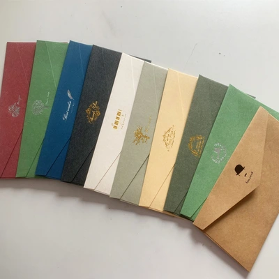 Vintage Envelope Letter Paper Set Art Small Fresh Love Letter Creative Hot Stamping High-End Exquisite Fire Paint Gift Advanced