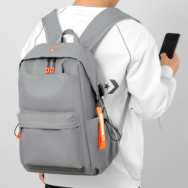 Backpack Men's Backpack Business Trip Leisure Computer Bag Waterproof Travel Bag Junior High School College Student Bag