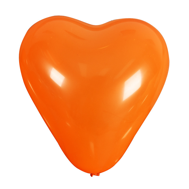 爱心加厚气球/亚马逊跨境货/气球白底实物图