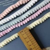 New style of colorful flower edge, multi-color pom-pom edge, small pom-pom curtain, pillow edge, throw pillow, basket edge, skirt edge, clothing decoration accessories Specification image