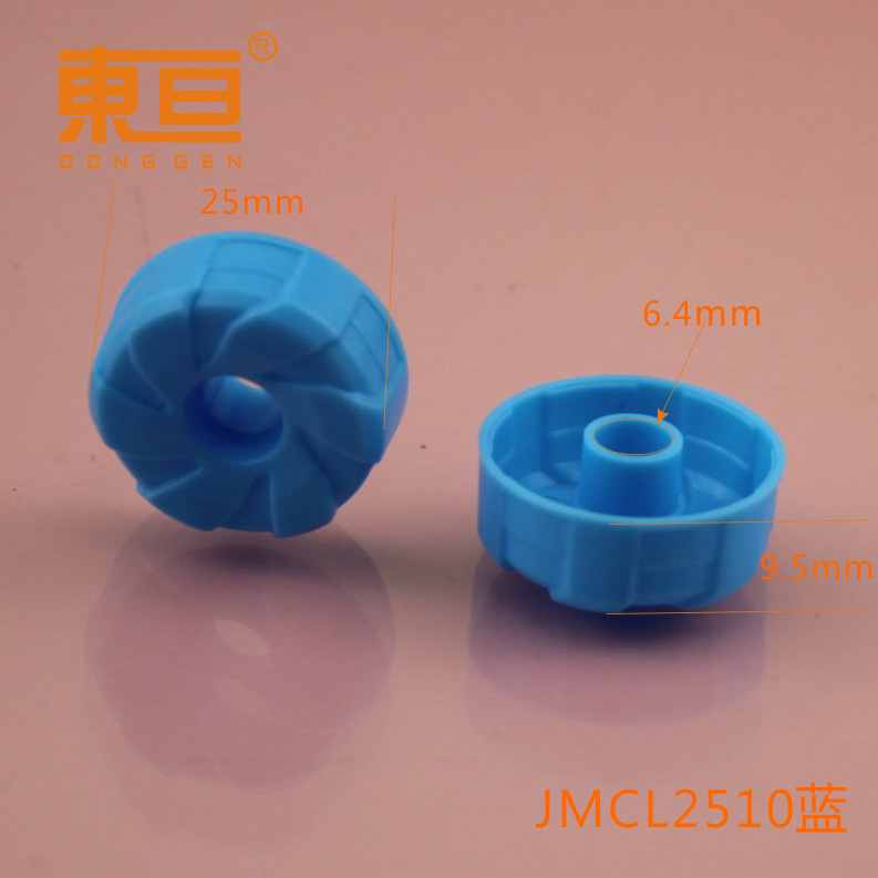 JMCL2510 Blue building block wheel Buckle type wheel Plastic wheel Toy wheel details Picture