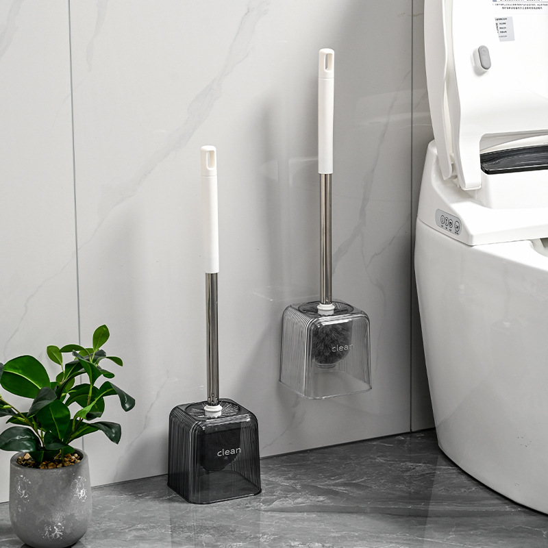 新款家用卫生间公司公用卫生间方形纯色加厚不锈钢马桶刷新品