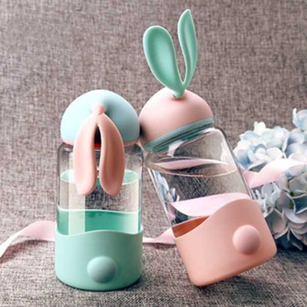 Creative Rabbit Glass Cup Specification image