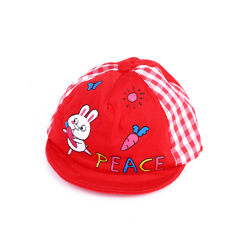 New Children's Hat Spring And Autumn New Baby Cap Baby Cap Cartoon Printed Baby Cap Soft Brim Children's Hat Item Picture
