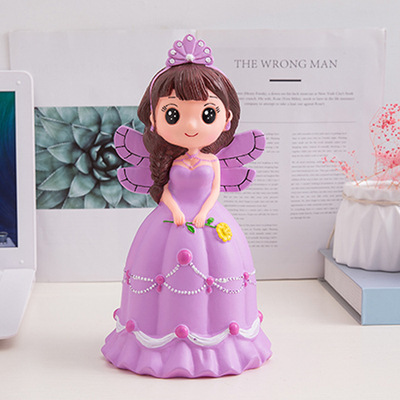 Cartoon Winged Princess doll piggy bank Application Scenario