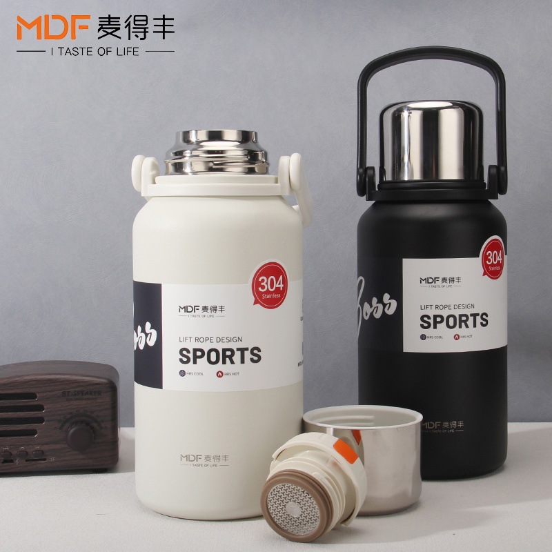 新款大容量3/用提手旅行户外真空壶细节图