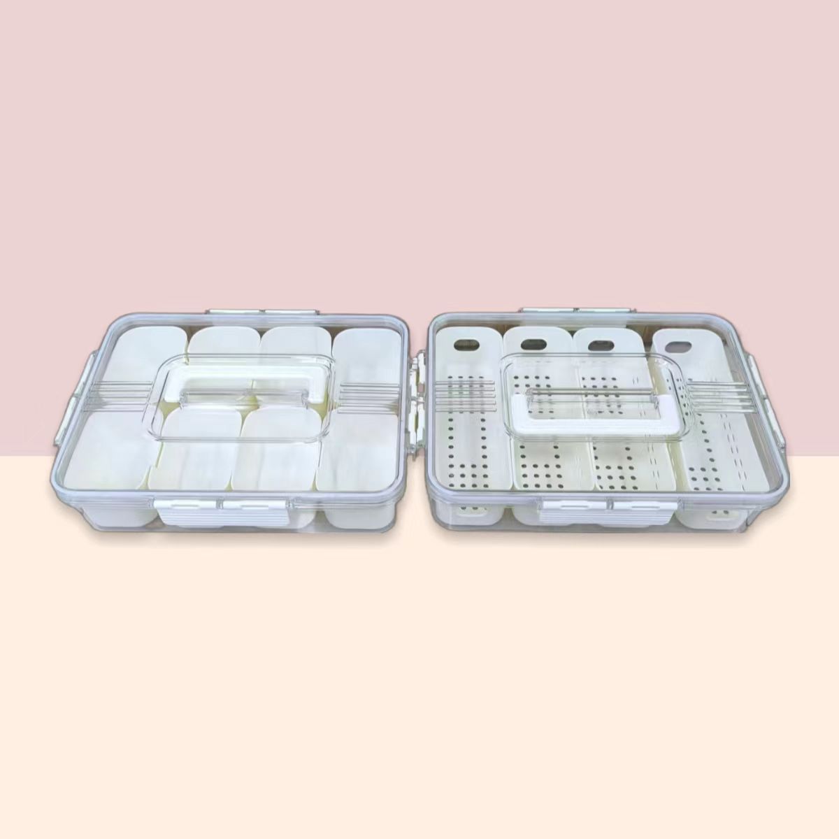 Wholesale of new creative sealed boxes, storage boxes, household refrigerator preservation boxes, kitchen storage and preservation boxes Specification drawing