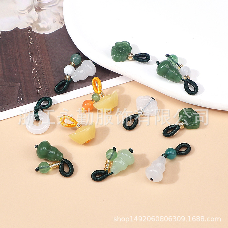发饰服装饰品/树脂钻球/挂件/M字吊钟调节扣/925银钩细节图