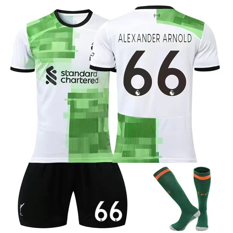23-24利物浦主客场球衣9号菲尔米诺11号萨拉赫成人童装足球服套装