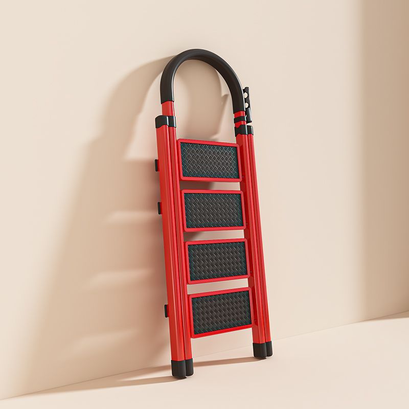 New household folding ladder, thickened carbon steel A-frame ladder, mobile building telescopic ladder, step ladder, multi-functional indoor portable Application Scenario