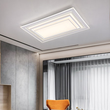 客厅灯简约现代大气led吸顶灯具北欧2021年新款长方形家用卧室灯