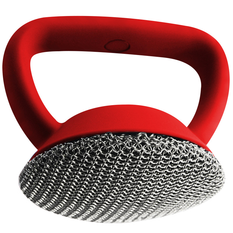 Manchen Wash Pot Wash Dish Net Brush Pot Artifact Kitchen Cleaning Brush Dish Brush Long Handle Brush Steel Ball Brush Pot Brush With Handle Item Picture