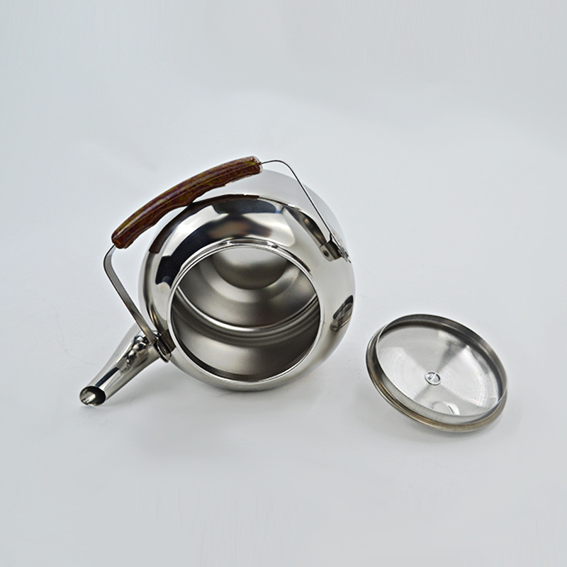 Chaozhou Stainless Steel Non-Magnetic Lily Kettle Kettle Hotel Induction Cooker Gas Stove Universal Kettle Tea Set Large Capacity Application Scenario
