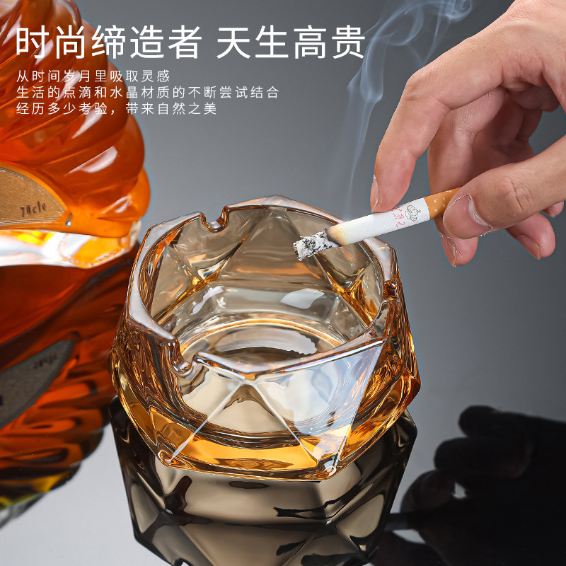 烟灰缸/玻璃烟灰缸/烟灰缸工艺品/烟灰缸烟缸/煙彈殼细节图