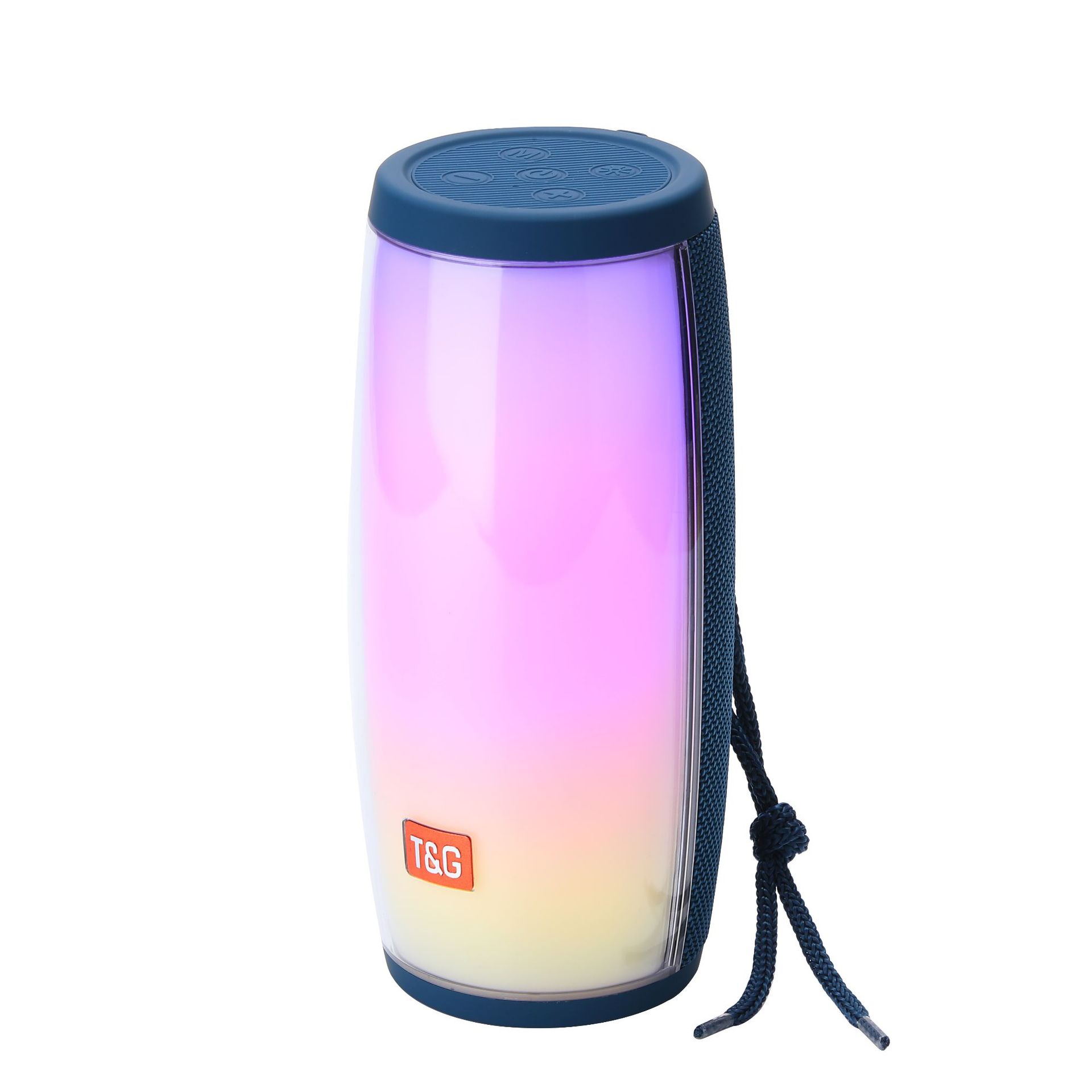 Cross-border e-commerce TG317 Bluetooth speaker, LED Melody Color light, Creative gift, small speaker, outdoor waterproof subwoofer Item Picture