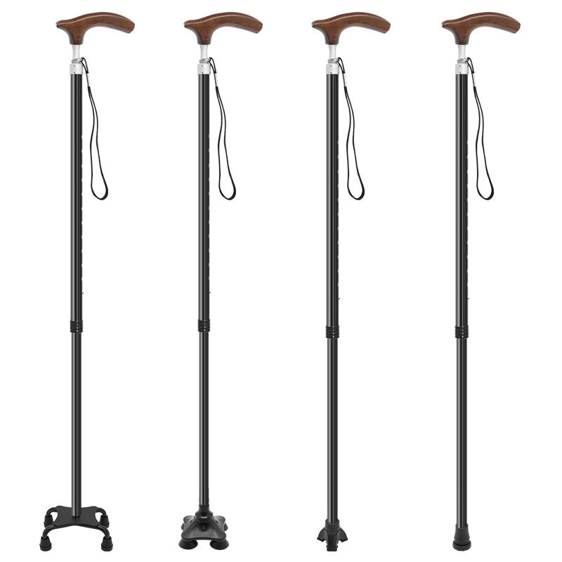 鸡翅木把手老/高档木把手老/鸡翅木手柄拐白底实物图