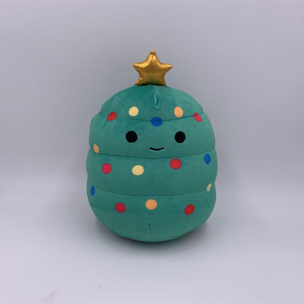Cross-Border New Santa Claus Toys Christmas Tree Plush Pillow Snowman Elk Plush Cushion Christmas Gift Huaixing 5566 Specification drawing