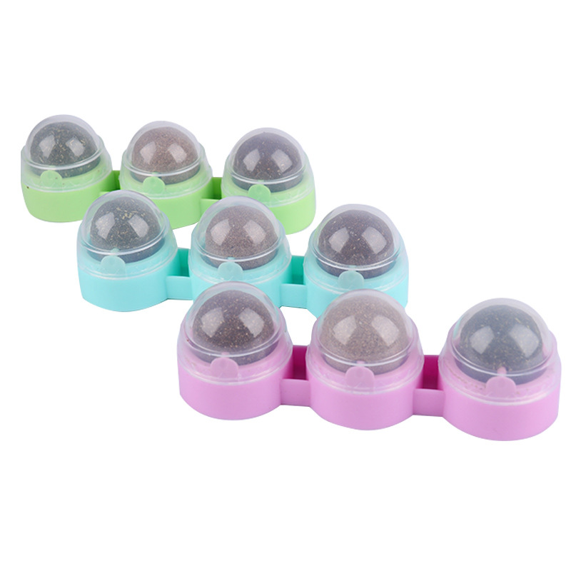 Pet supplies Amazon new spin catnip ball wood polygonum gall ball since hi cat toys wholesale thumbnail