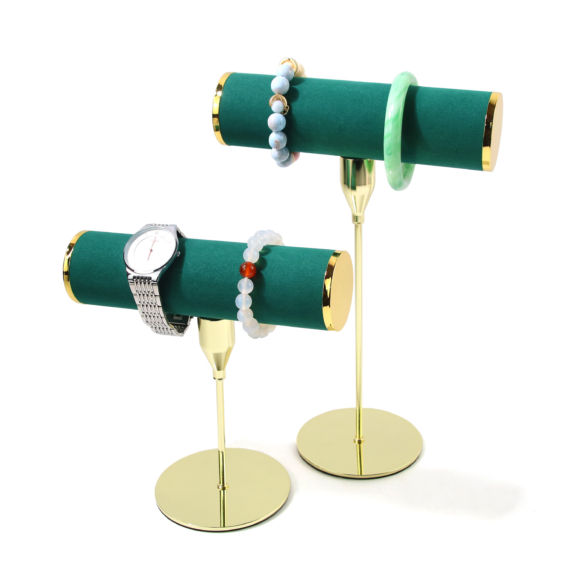 Factory direct sales bracelet display stand, ultra-slim bracelet jewelry stand, watch window display, accessory metal display stand Application Scenario