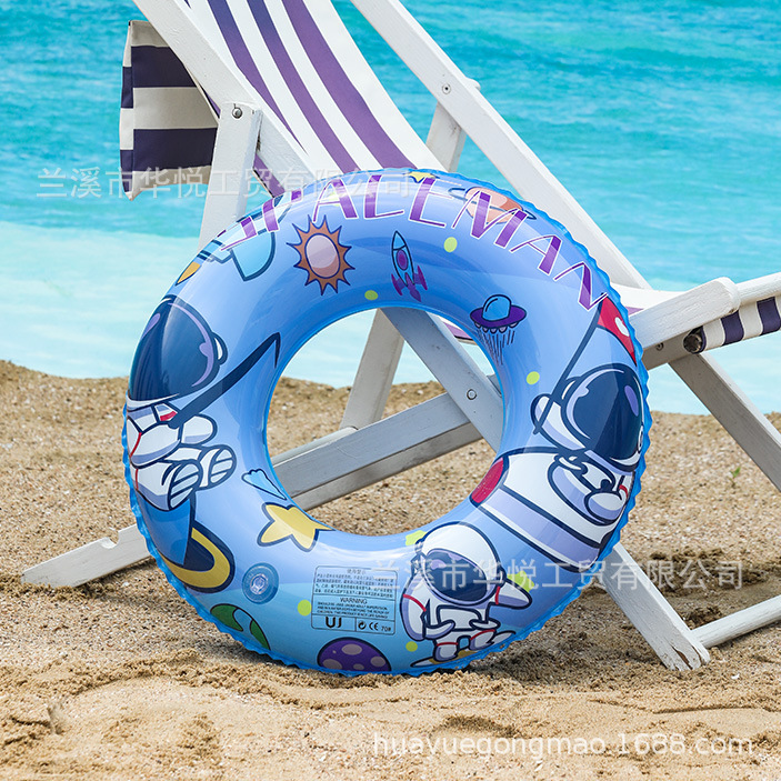 Printed Bright Star Mermaid Swimming Ring Astronaut Children Swimming Ring Adult Underarm Ring Wholesale Spot details Picture
