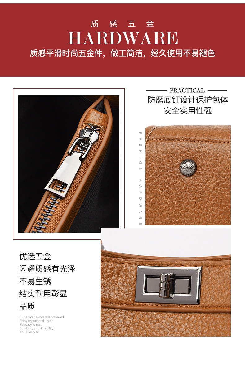 手提包女高级感复古单肩包新款通勤包包秋冬大容量托特包跨境批发详情13