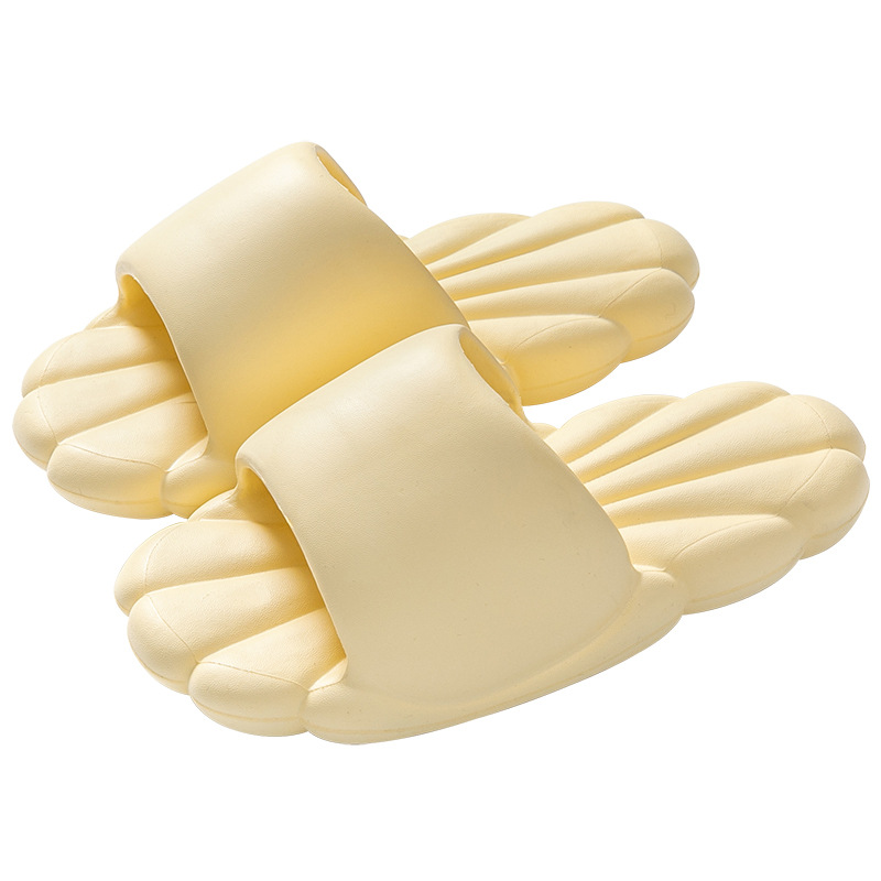 Step On The Shit Sense Slippers Female Wearing Korean Version Of Summer Fashion Ins Non-Slip Home Mute Soft Bottom One Word Eva Slippers Item Picture