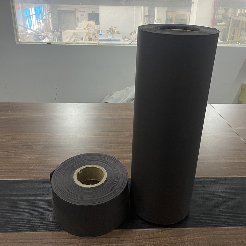 The manufacturer supplies cpe black matte film, semi-transparent edge banding strips, embossed diamond-shaped door gap strips and plastic film Application Scenario