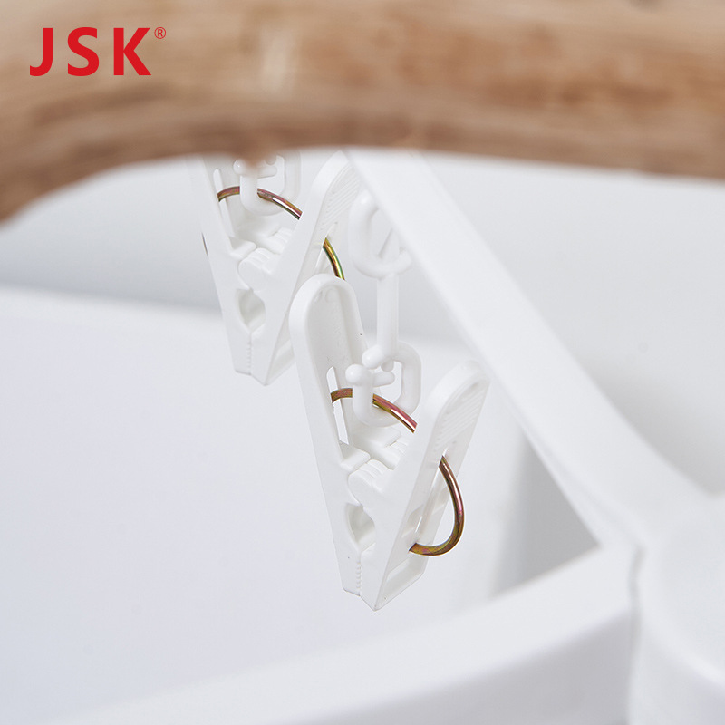 Japan JSK cross hanger multi-functional pants rack pants clip drying windbreaker rack household can rotate with clip wholesale Application Scenario