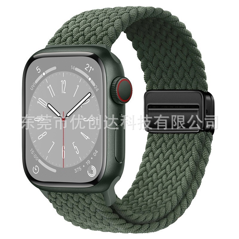 Применим нейлоновый пояс магнитного сопряжения для apple apple applewatchS10 с магнитной пряжкой для сопряжения нейлона 9876 с 3 звёздным поясом 20/22 pic 12