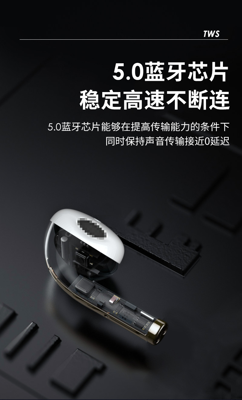新款双耳入耳式立体声无线耳机适用于苹果安卓手机通用蓝牙耳机详情23