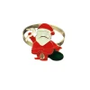 Christmas cross-border napkin rings, Santa Claus walking sticks, napkin buckles, festival dinners, hotel table decorations, napkin rings Item Picture
