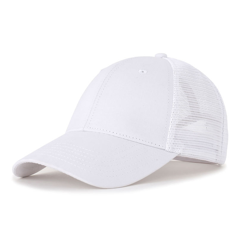 Custom Advertising Net Hat Printing Cotton Breathable Mesh Cap Truck Driver Embroidered Logo Baseball Cap Custom Specification drawing