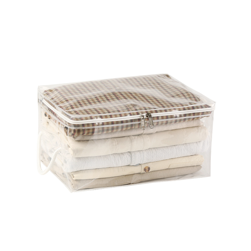 New Clothing Quilt Storage Bag Large Capacity Clothing Luggage Moving Bag Peva Portable Storage Box Item Picture