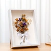 Wholesale of three-dimensional hollow dry flower photo frames, 68-inch and 10-inch A4 and A3 handmade paper rose framing, light picture frame factory Application Scenario