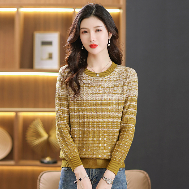 大码毛衣实物图