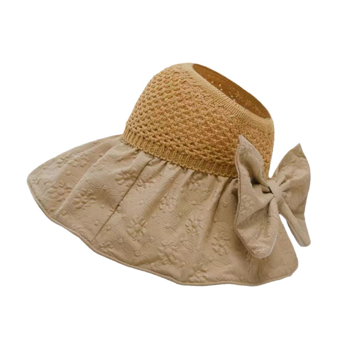 Vinyl Sunblock Hat Women's Summer Outdoor Uv Protective Fisherman's Hat Large Brim Mask Face Sun Hat Empty Top Visor Item Picture