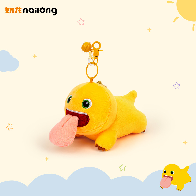 Wholesale of genuine licking Dragon plush toys, cute cartoon big tongue magnetic little milk dragon pendants, bags and decorations Application Scenario