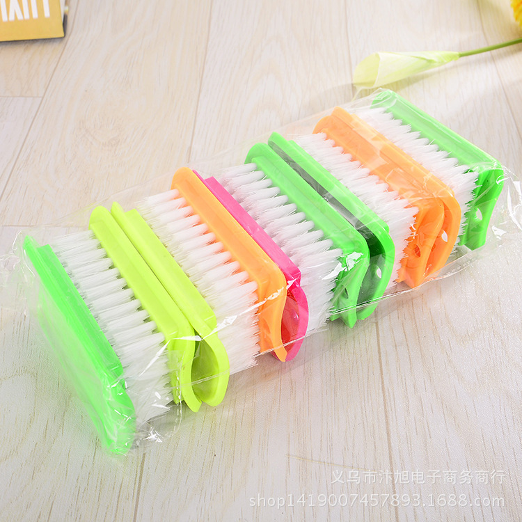 818 New square plastic brush, multi-purpose laundry brush, plastic laundry brush, cleaning brush, 2-yuan store supply