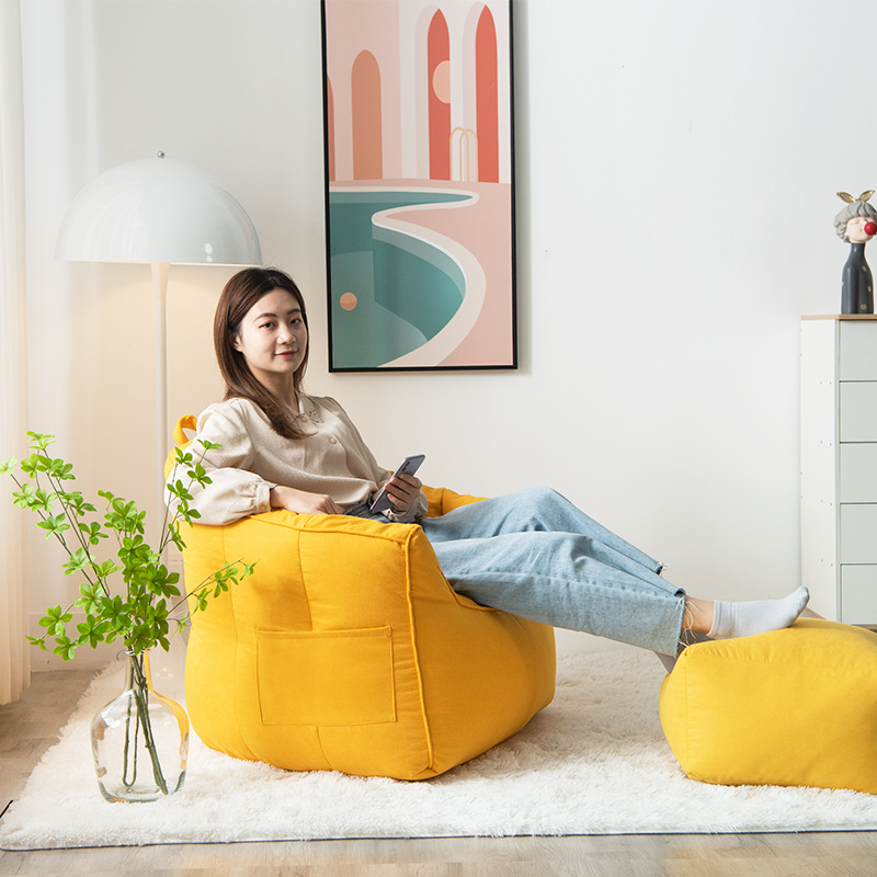 Manufacturers Spot Single Small Sofa Tatami Comfortable Bedroom Balcony Living Room Creative Lazy Sofa Bean Bag Item Picture