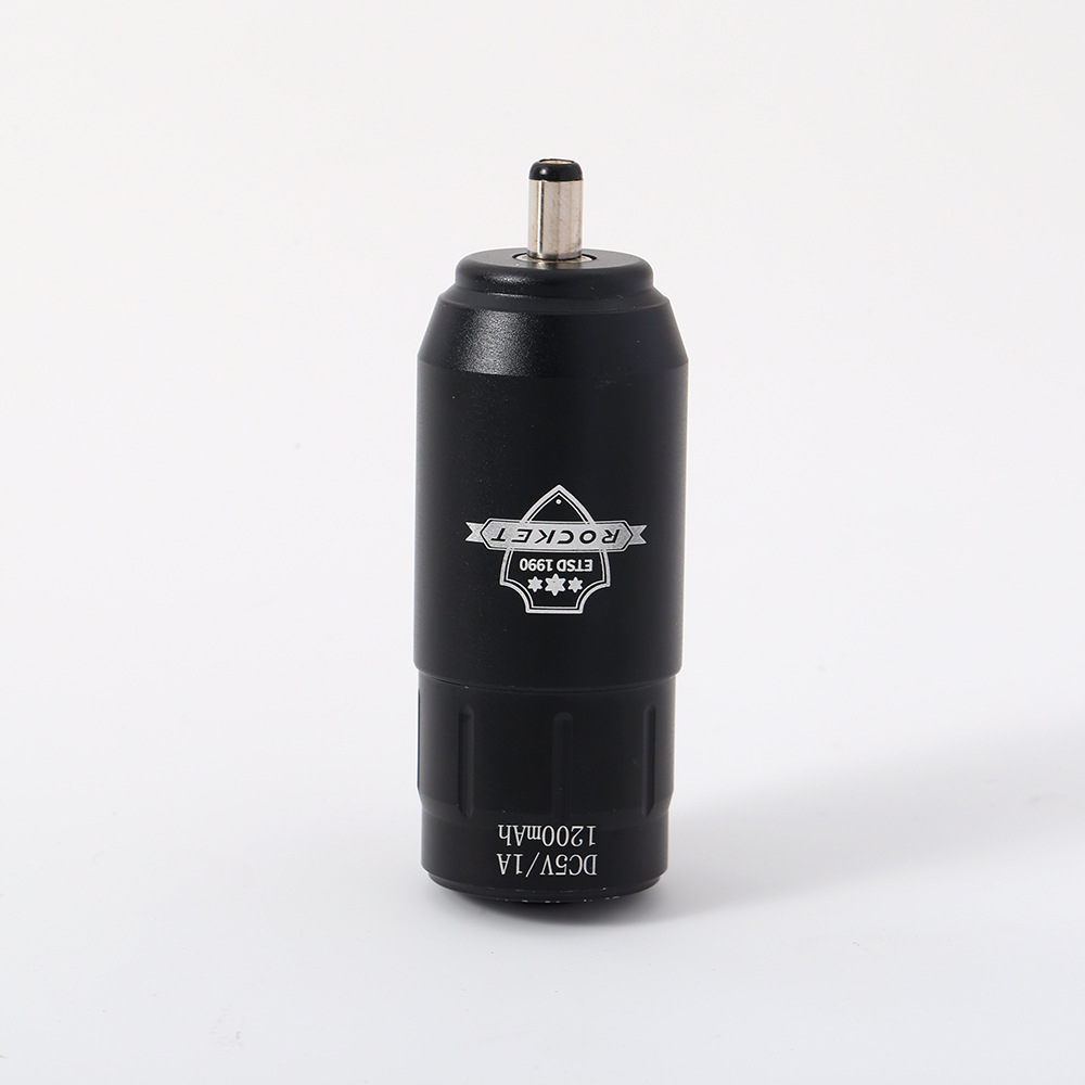 External power supply for rocket tattoo machine, mini mobile tattoo battery, RCA interface motor, tattoo pen power supply Specification image
