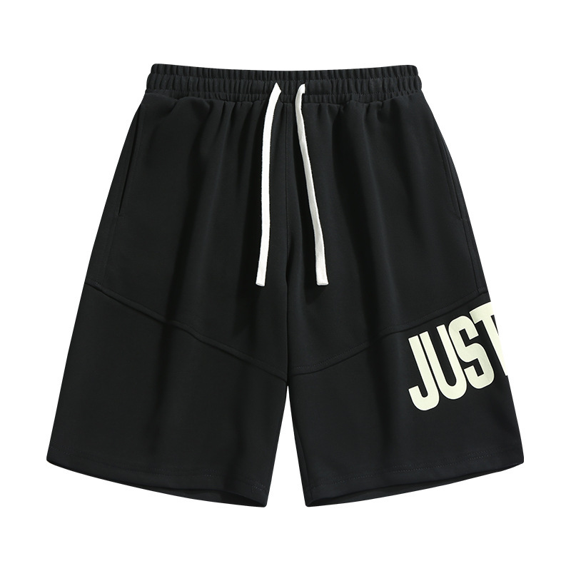 2024 New casual sportswear shorts, men's summer capri pants, loose letter-printed pants, trendy men's pants Item Picture