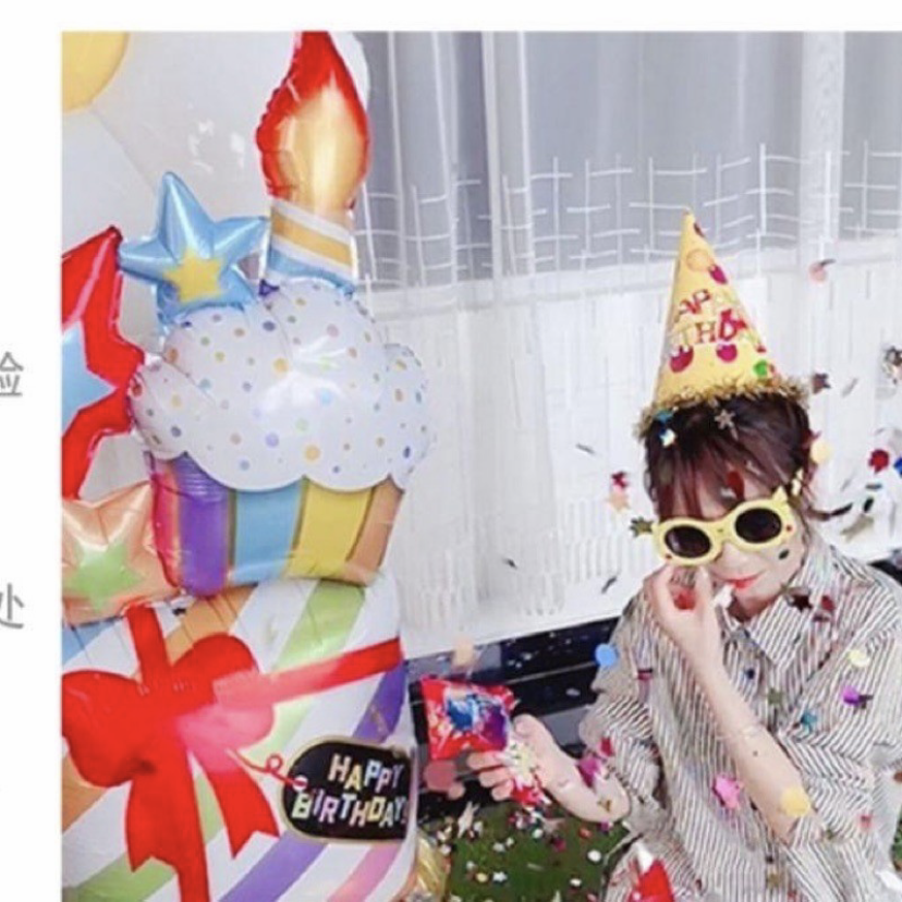 Douyin's birthday atmosphere firework spray gun, hand-held pull-off firework, New Year automatic inflation wedding gun Application Scenario