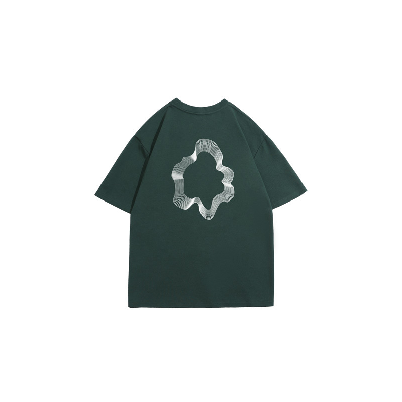 t恤男士短袖潮流/T恤/衣服男士短袖潮流/短袖/服装白底实物图